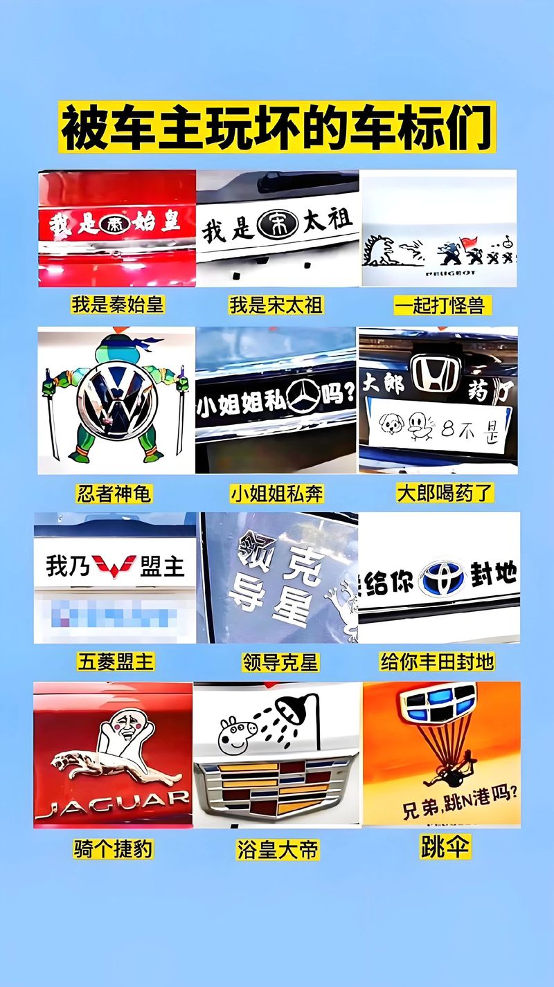 家长把车标改为985,把车标改成字母违法吗
