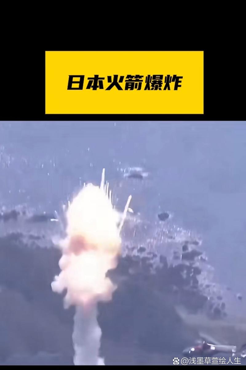 日火箭发射5秒爆炸,日本火箭发射失败,6秒后爆炸,太可惜了
